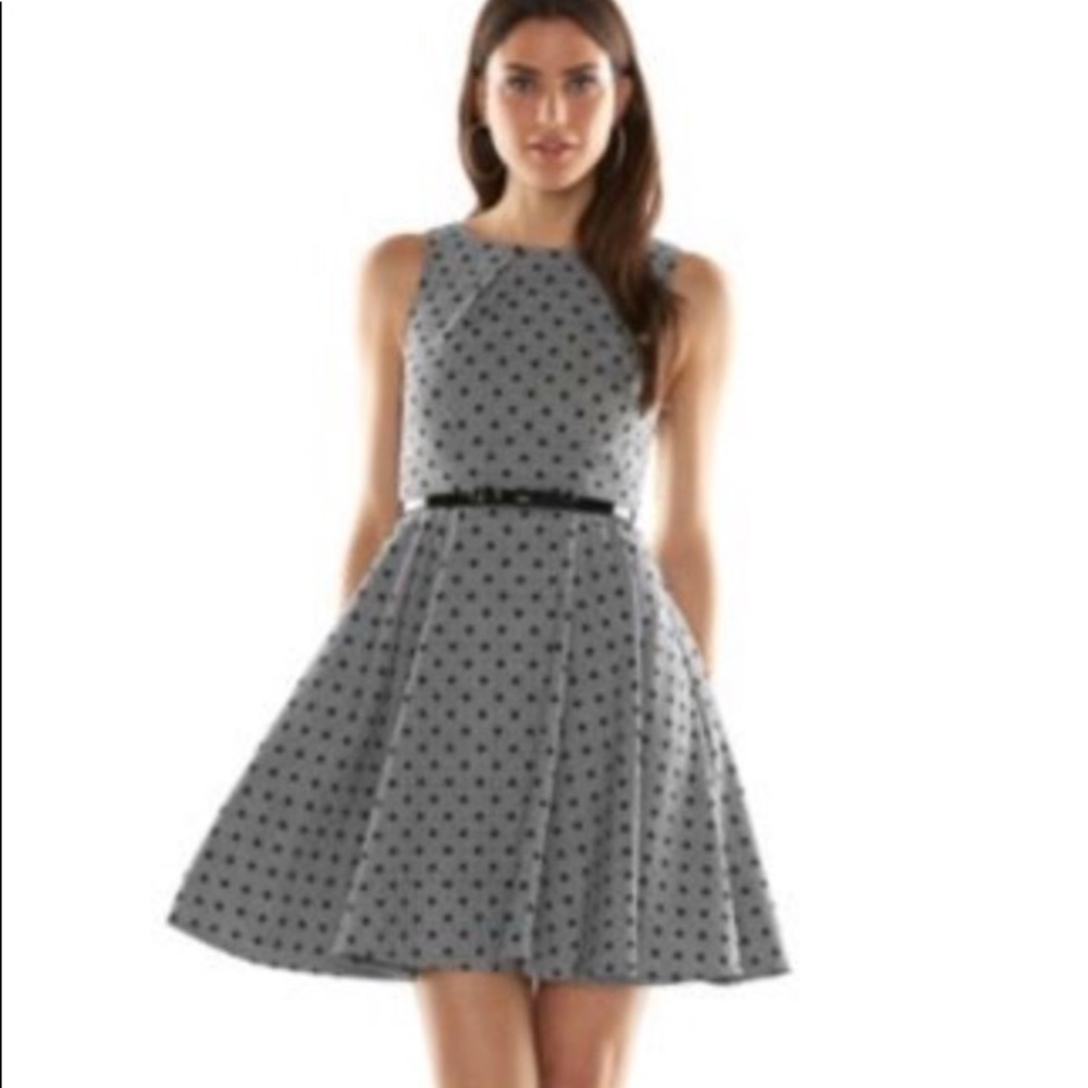 Elle polka dot dress